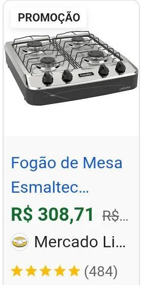 FOGÃO DE MESA+MESA+2.BANCOS - Foto 3