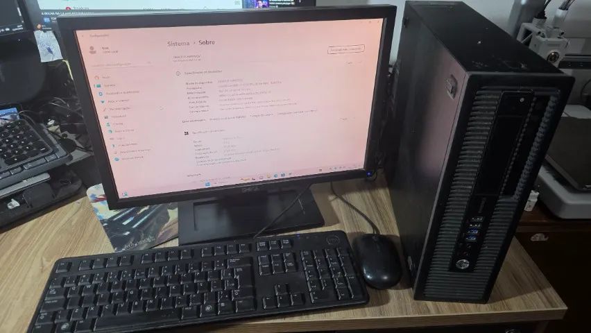Desktop HP Completo com Monitor - i7 / 32GB - Foto 6