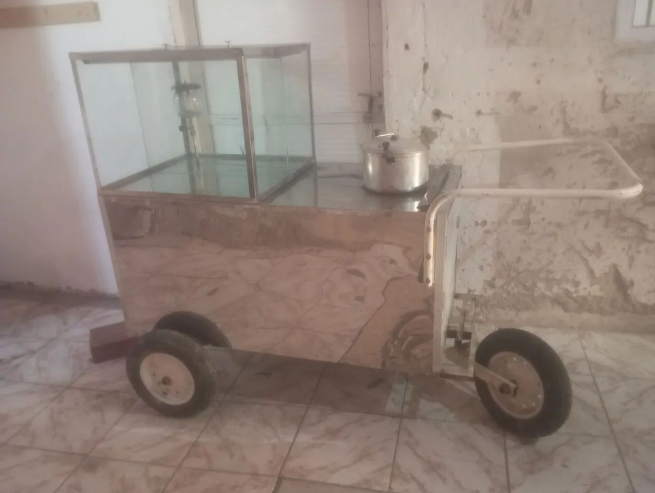 Carinho de pipoca pra vender logo 