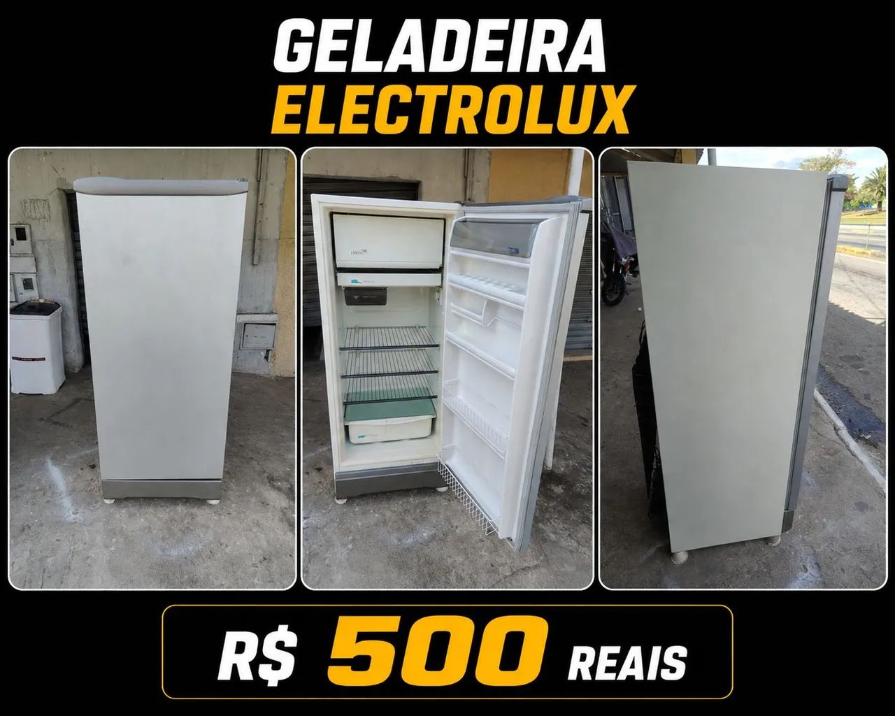 GELADEIRA BOA FUNCIONANDO 