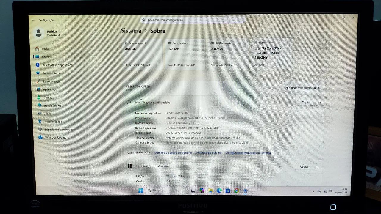 Computador desktop completo - Mini-Pc i5 - 8Gb RAM - 240Gb SSD - Foto 4