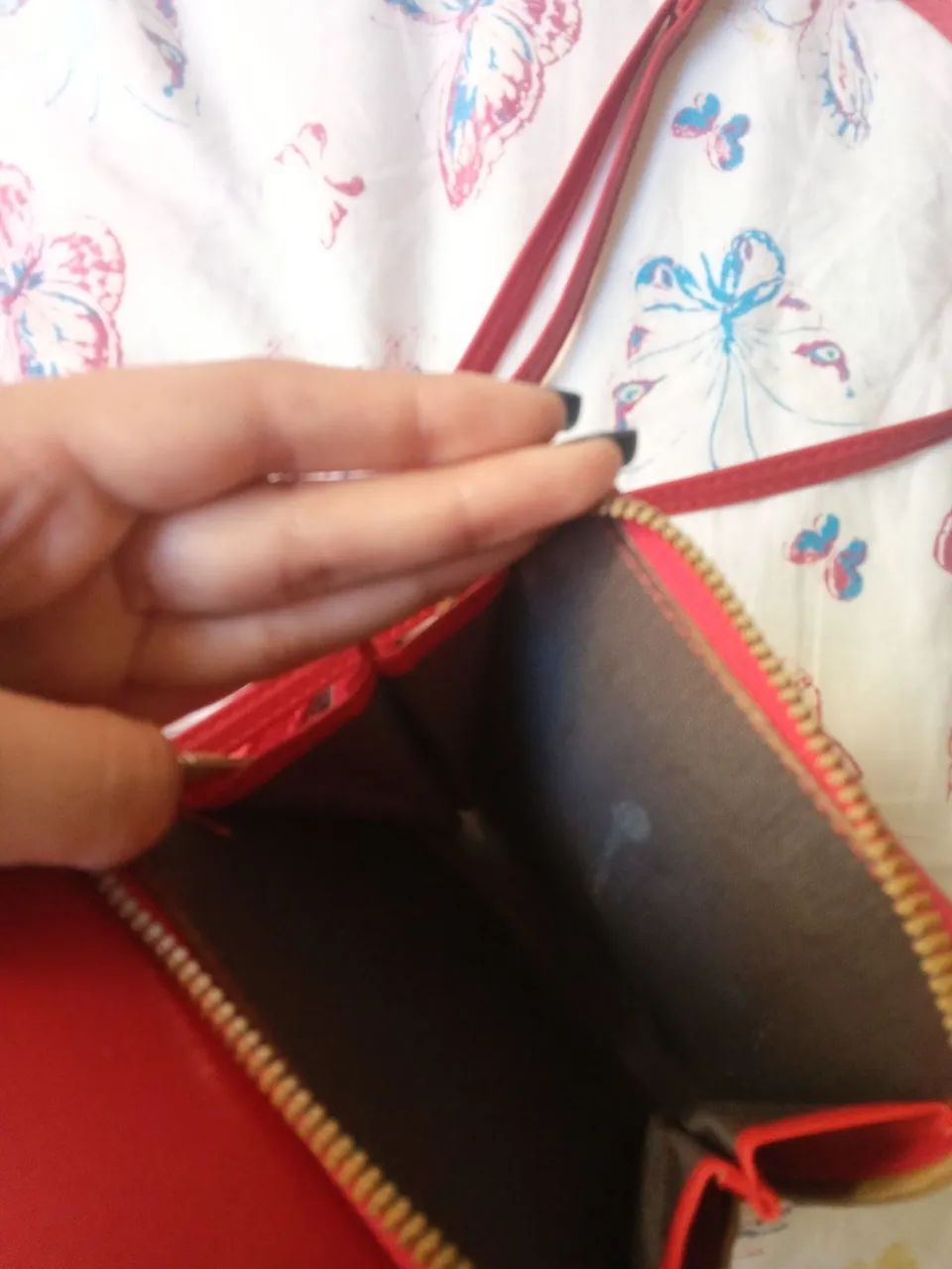 Bolsa Vermelha Carmesim  - Foto 4