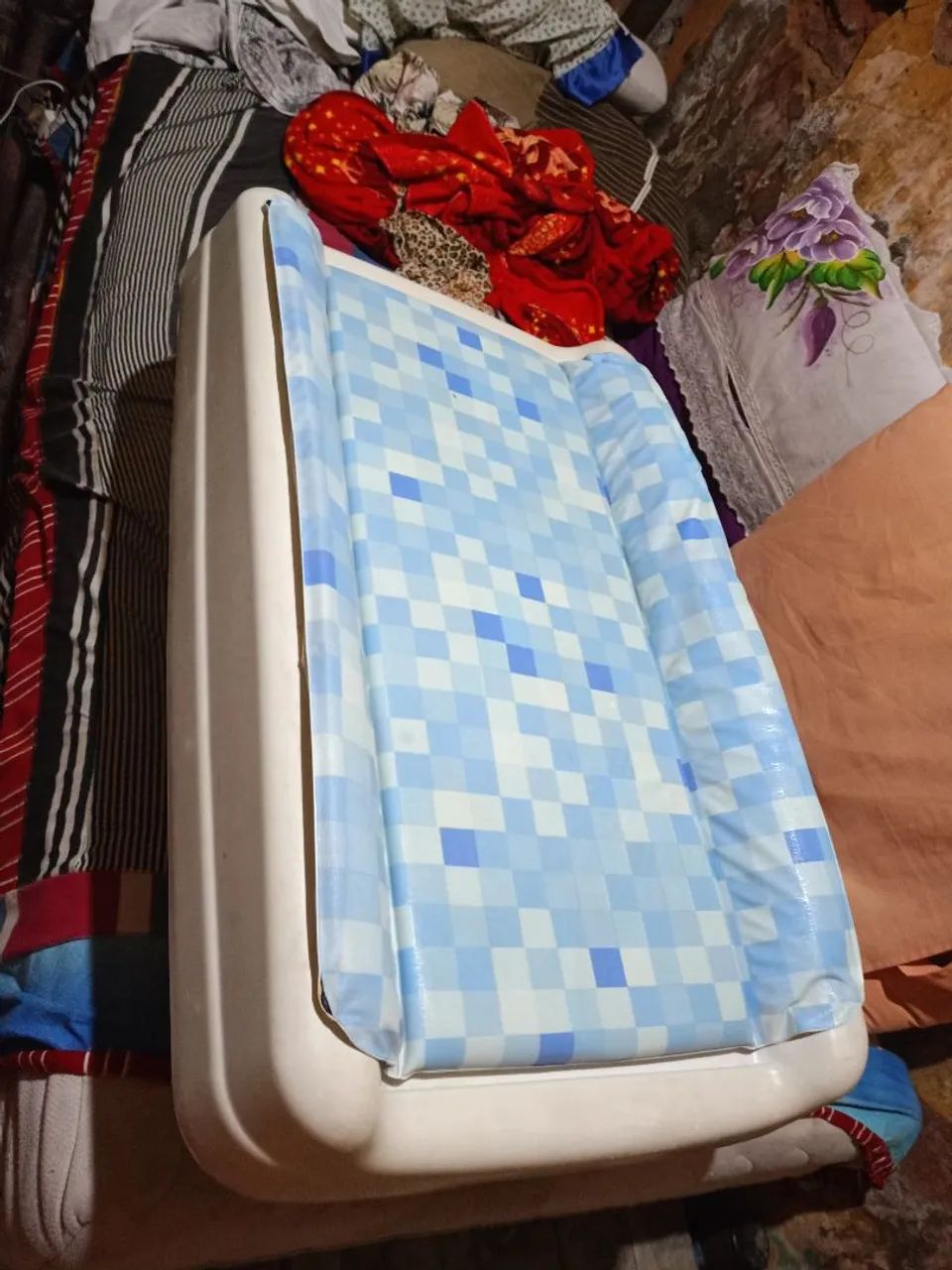 Banheira com trocador 