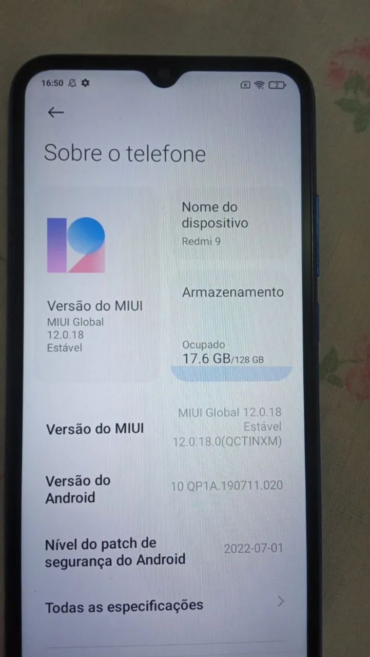 Celular Redmi usado 