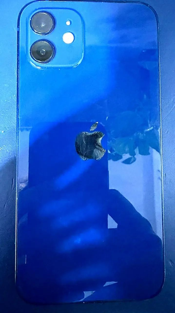 iPhone 12 256GB Azul - Funciona Perfeitamente | Com Print da