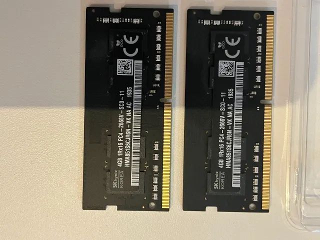 2x Memória RAM DDR4 4GB SODIMM