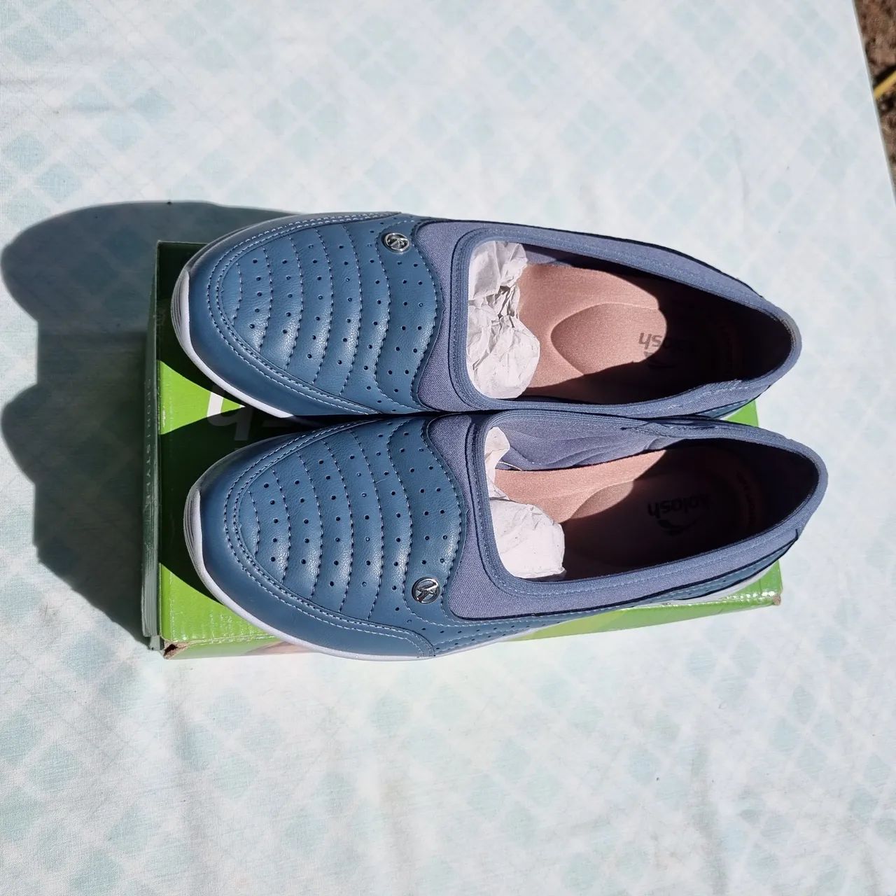 Sapato Tênis Azul n38 - Foto 3