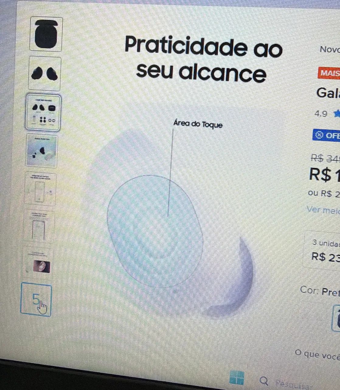 Fone de ouvido Galaxy Buds Core - Foto 4
