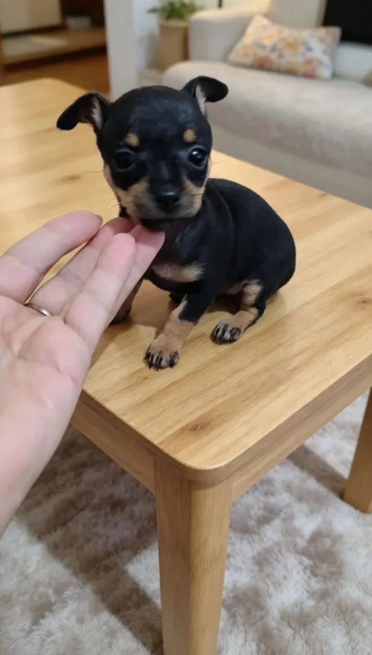 Cachorrinhos Pincher e Spitz Alemão  - Foto 4