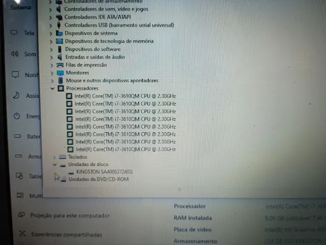 Notebook Positivo Intel® Core? i7-3610QM 8GB SSD 240GB   - Foto 4