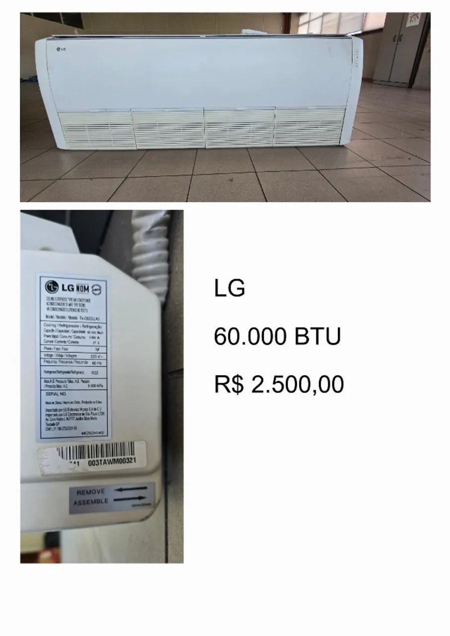 AR CONDICIONADO LG 