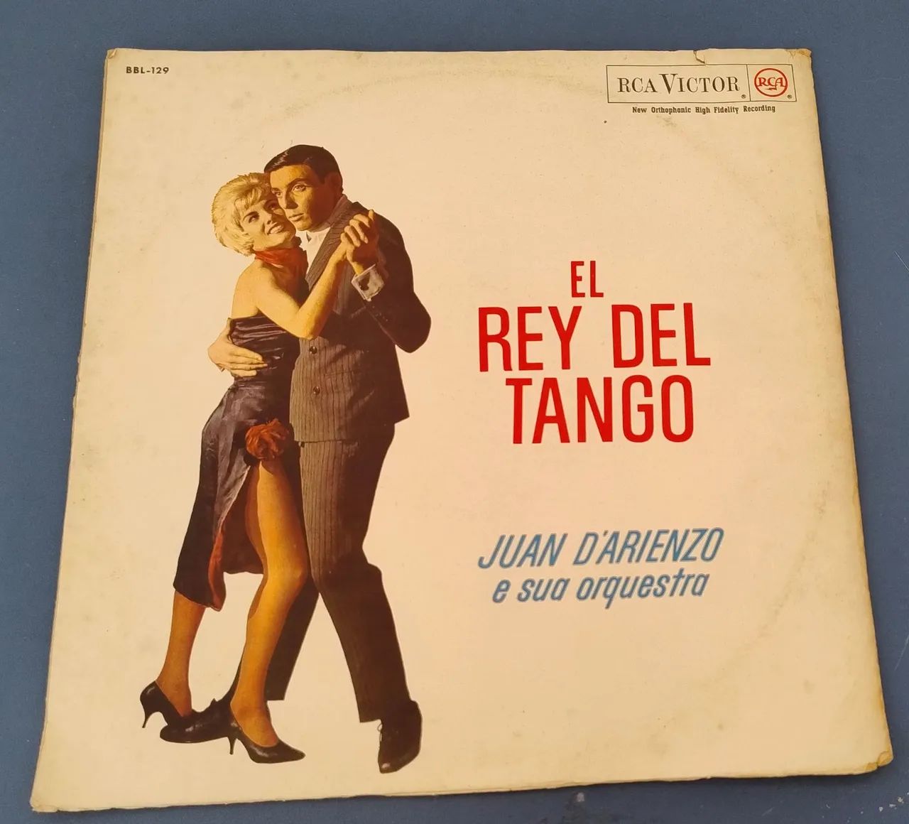 Disco Vinil El Rey Del Tango - Juan D'Arienzo e Orquestra 