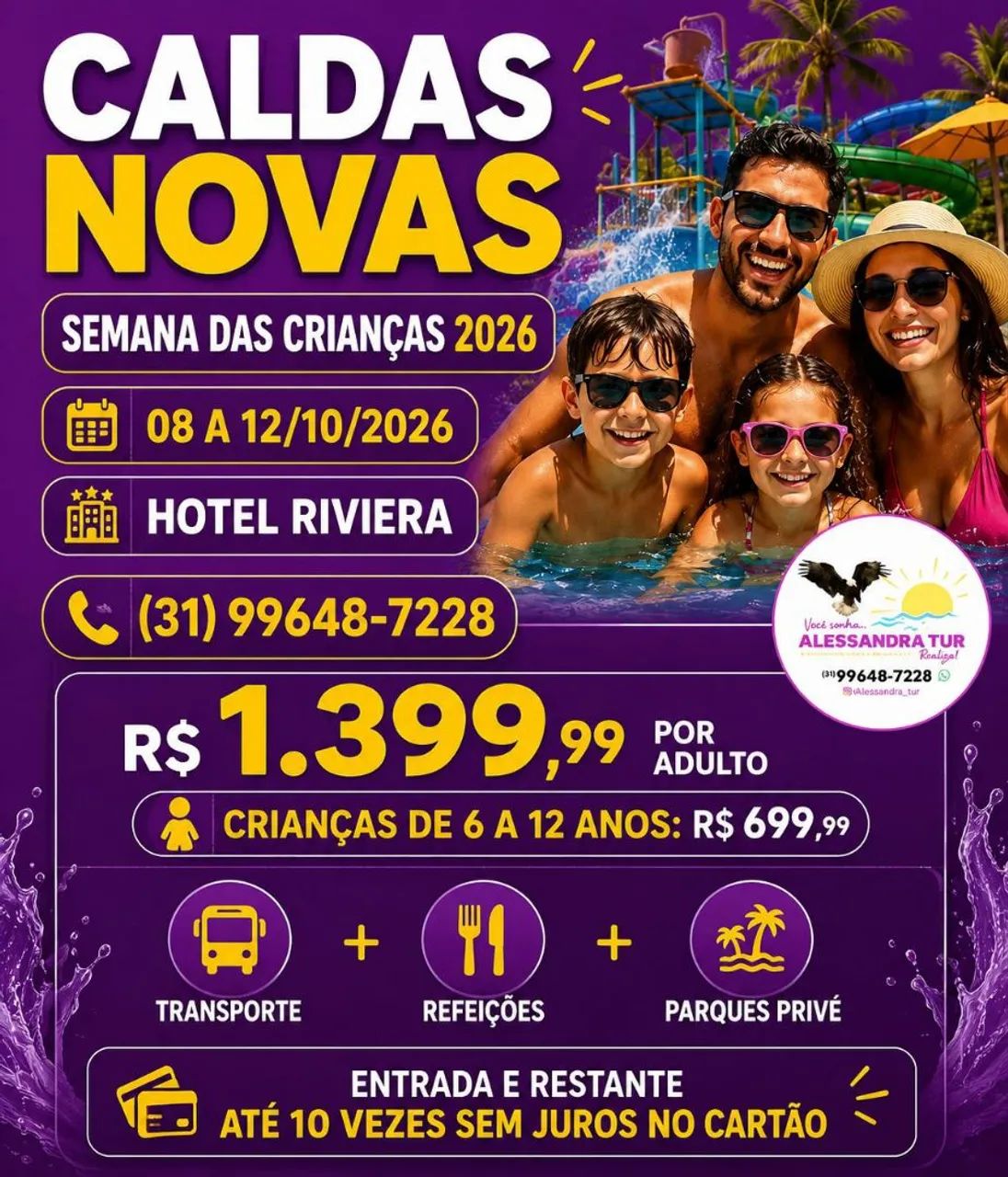 VIAGENS - TEMOS VÁRIOS DESTINOS 