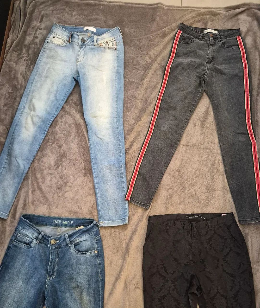 Calça comprida diversas tam 38/40 lote com 8 peças  - Foto 5