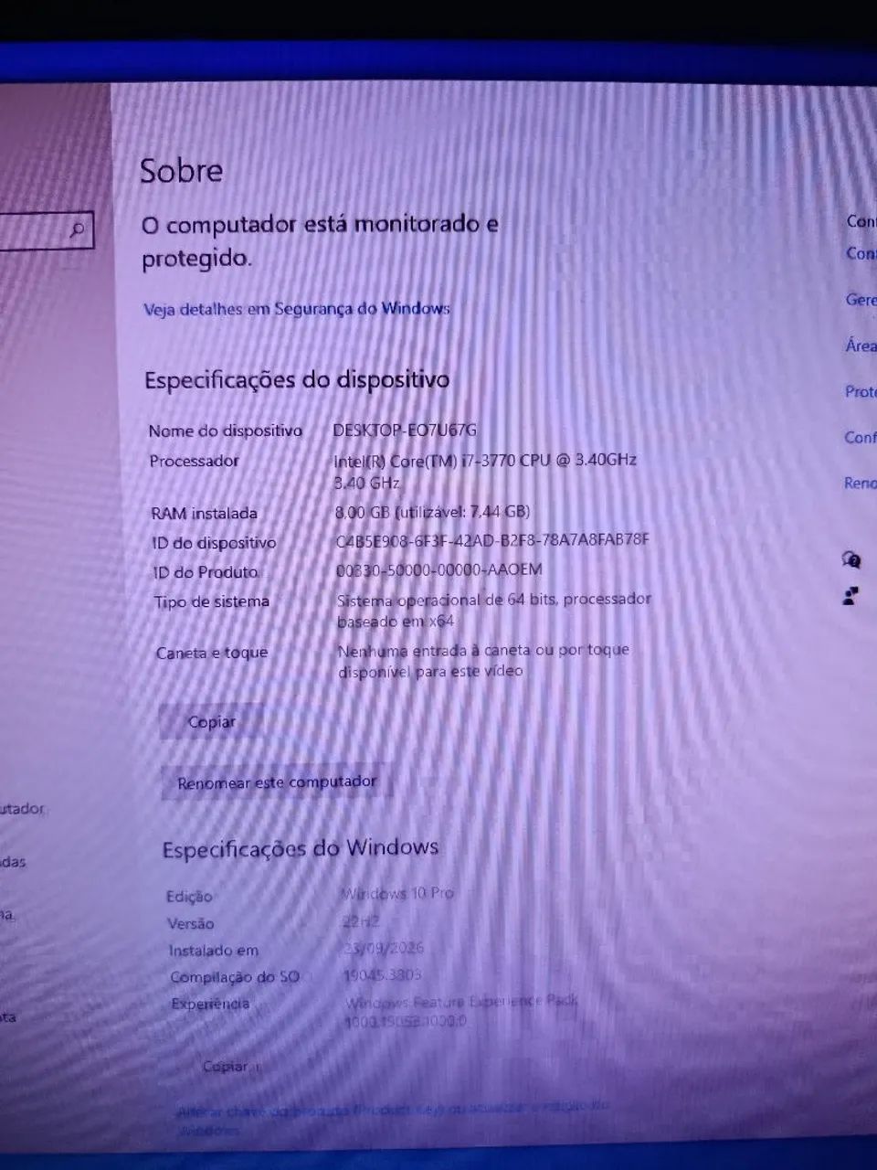  Computador Positivo Slim - Intel Core i7 3770, 8GB RAM, HD 1TB, Windows 10 Pro - Foto 5