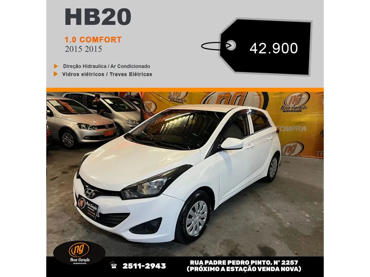 Hyundai Hb20 HB20 Comfort 1.0 Flex 12V Mec. 2015