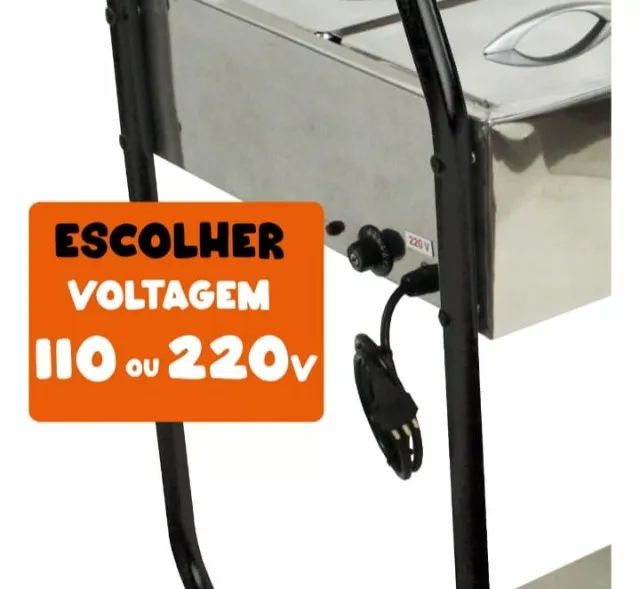 Buffet self service 6 cubas térmica de inox - Foto 2