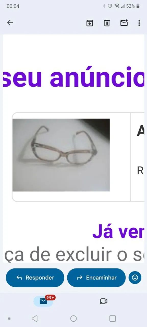 Armação de óculos  - Foto 2