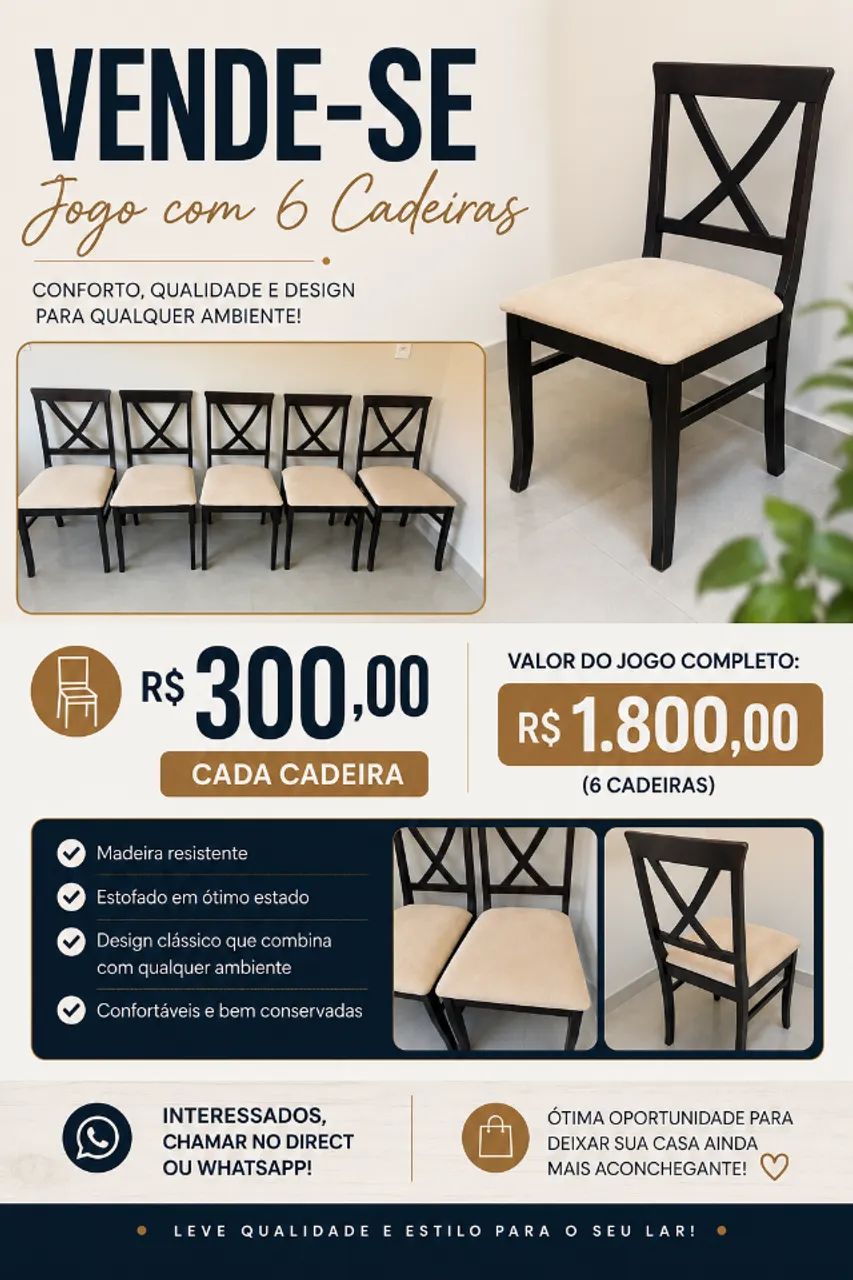 Jogo de cadeiras