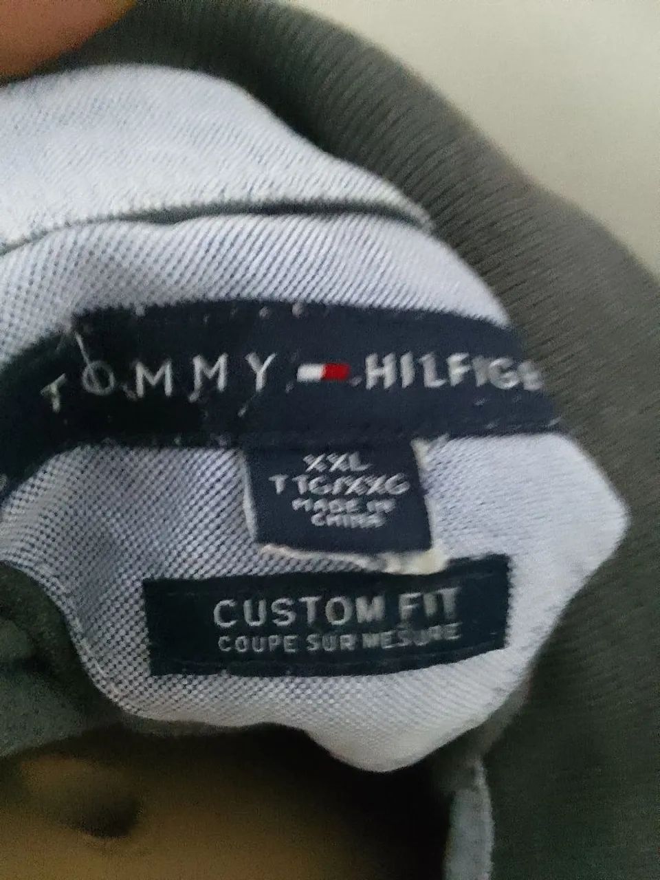 Camisa da Tommy Hilfiger Cinza Original - Foto 2