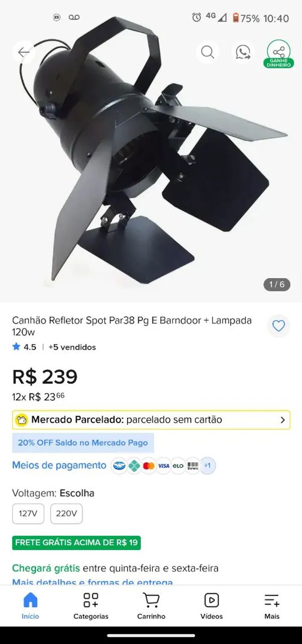 Equipamentos de iluminação  - Foto 3