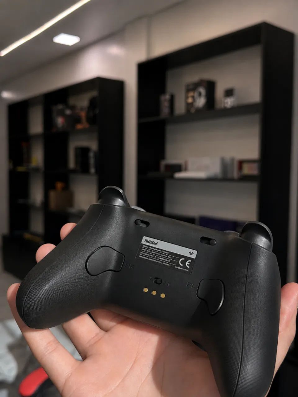 CONTROLE ULTIMATE 2 BLUETOOTH SEM FIO JOYSTICKS TMR HALL EFFECT SWITCH PC COM BASE DE CARR - Foto 4