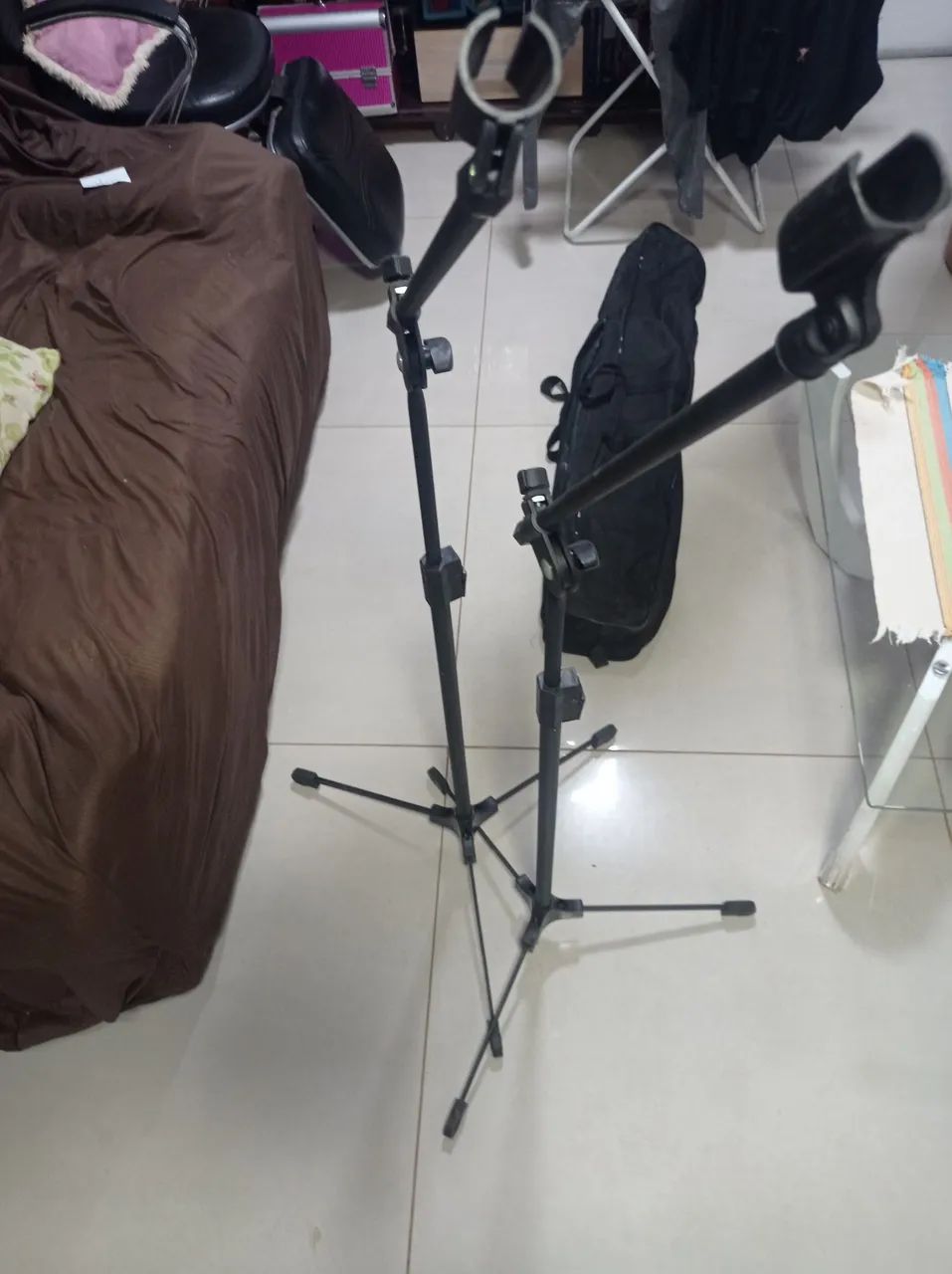 Pedestal de microfone+capa - Foto 3