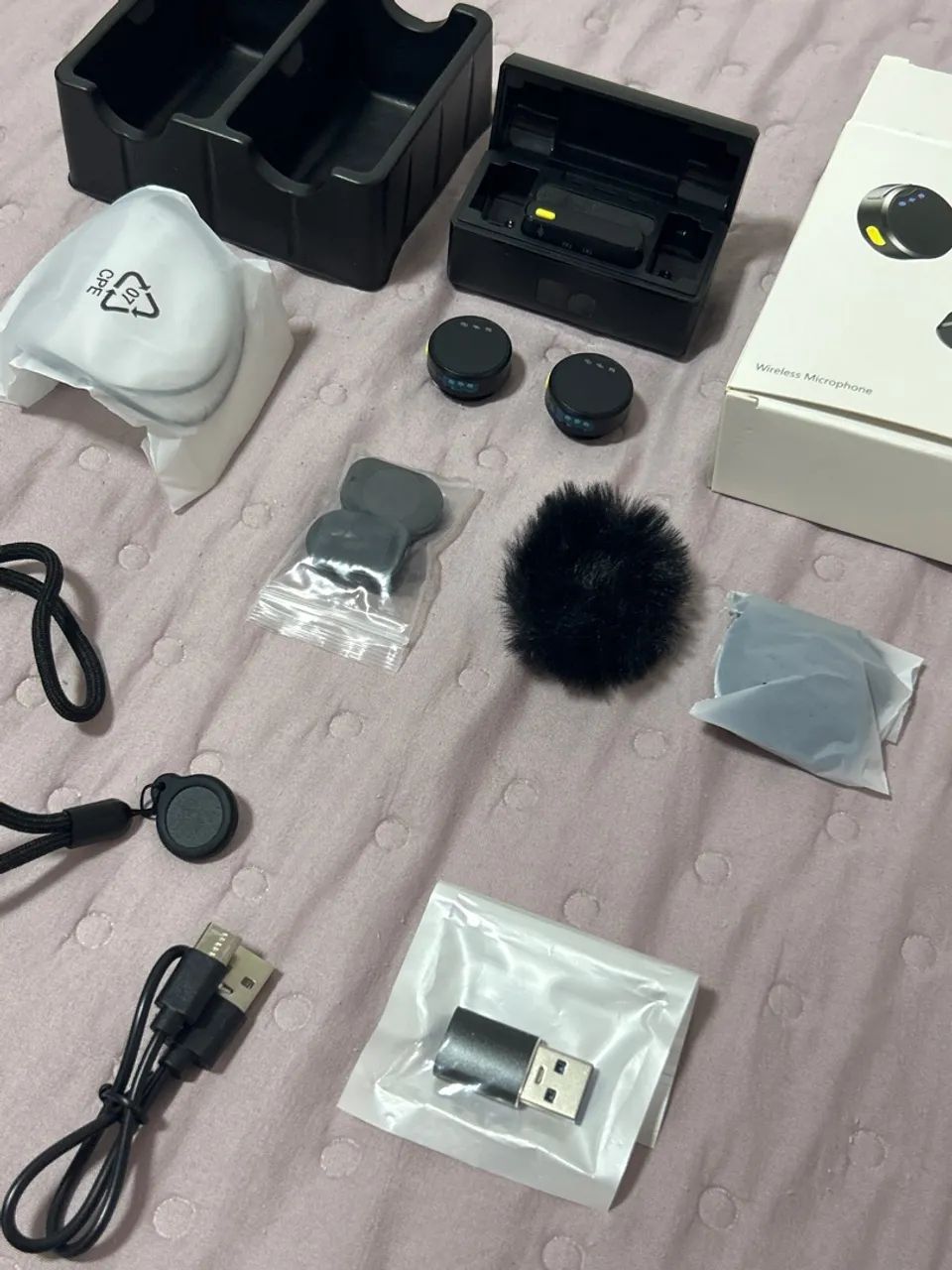 Microfone Lapela Kit USB-C - Foto 3