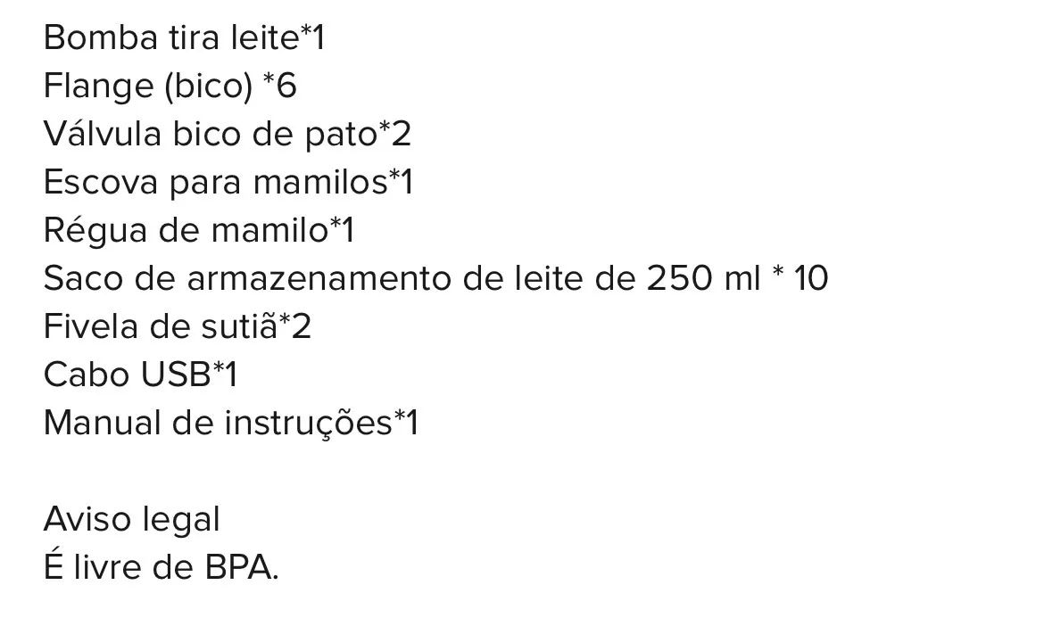 Bomba elétrica extratora de leite materno - Foto 4