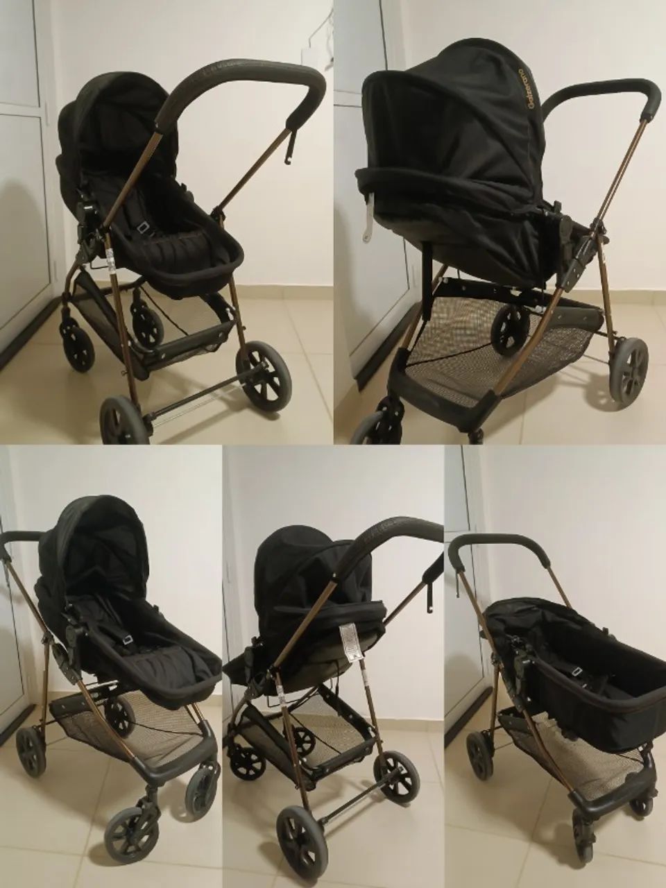 Carrinho de bebê Moisés Galzerano Napoli