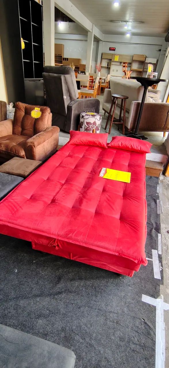 SOFA CAMA VENEZA VARIAS CORES  - Foto 2