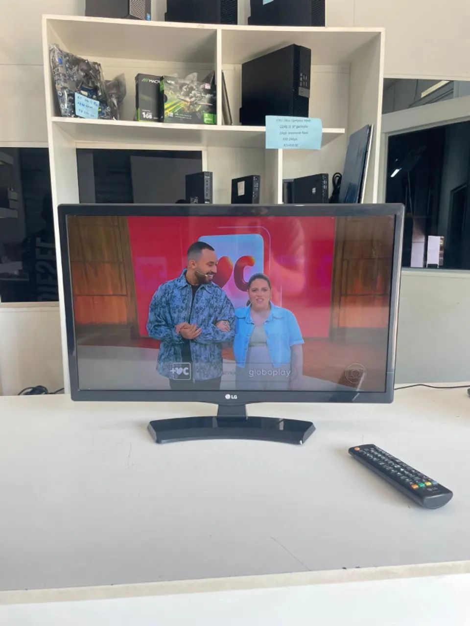 monitor tv digital HDMI LG  24 polegadas led /hdmi/usb perfeito com garantia e nf - Foto 4