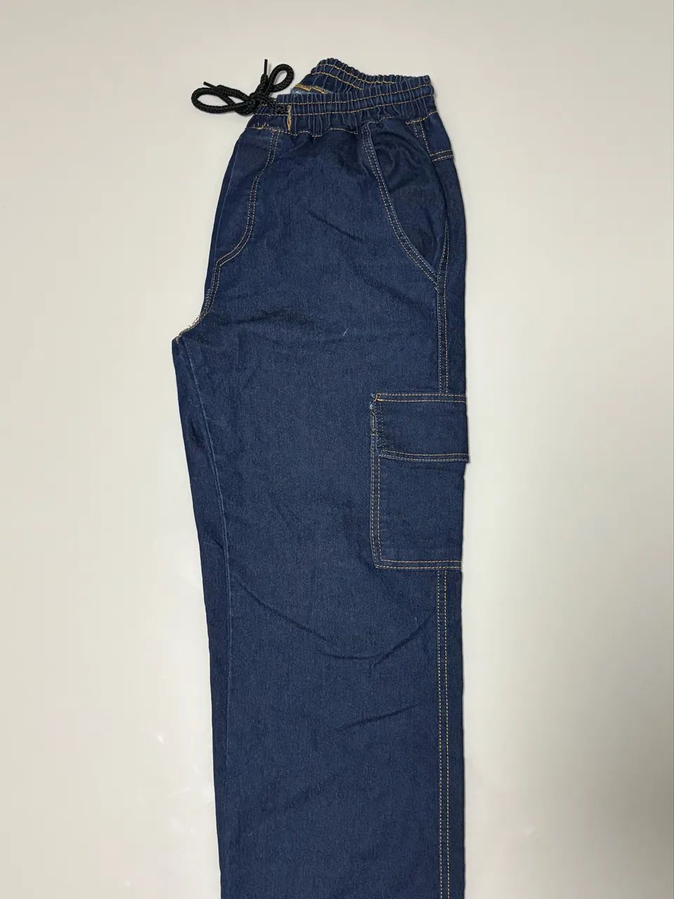 Calça jeans estilo cargo - Foto 3
