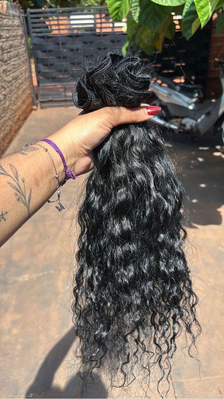 Cabelo humano cacheado natural  - Foto 3