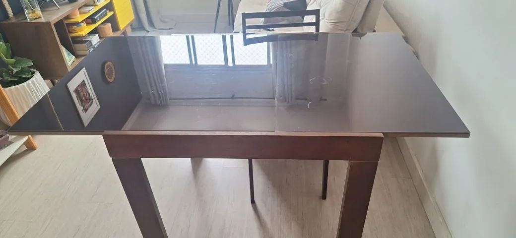 Mesa de jantar extensível quadrada - Foto 5
