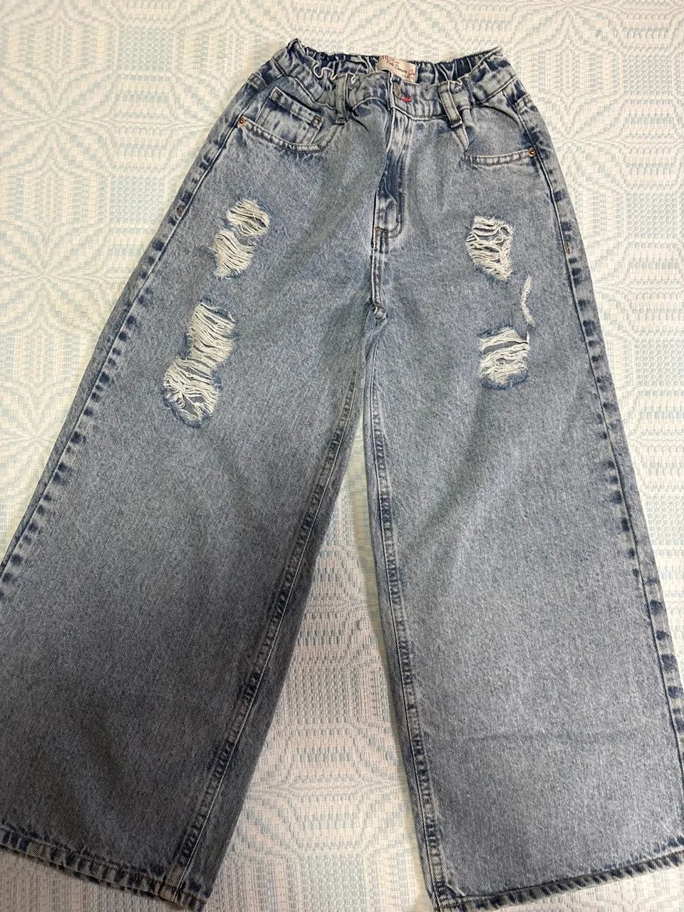 Calça jeans infantil menina  - Foto 2