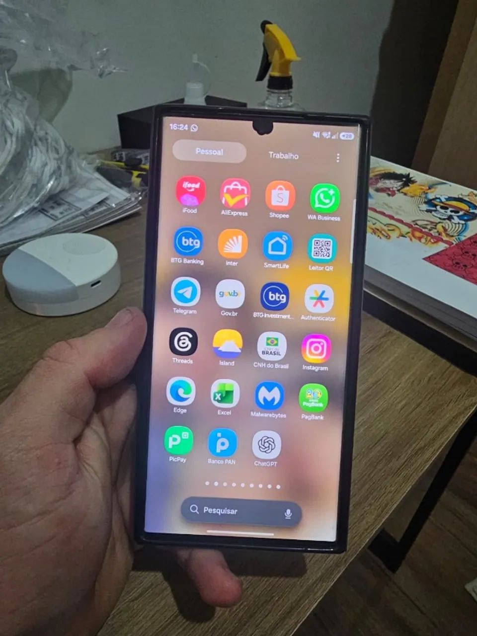 S23 ultra preto 256gb