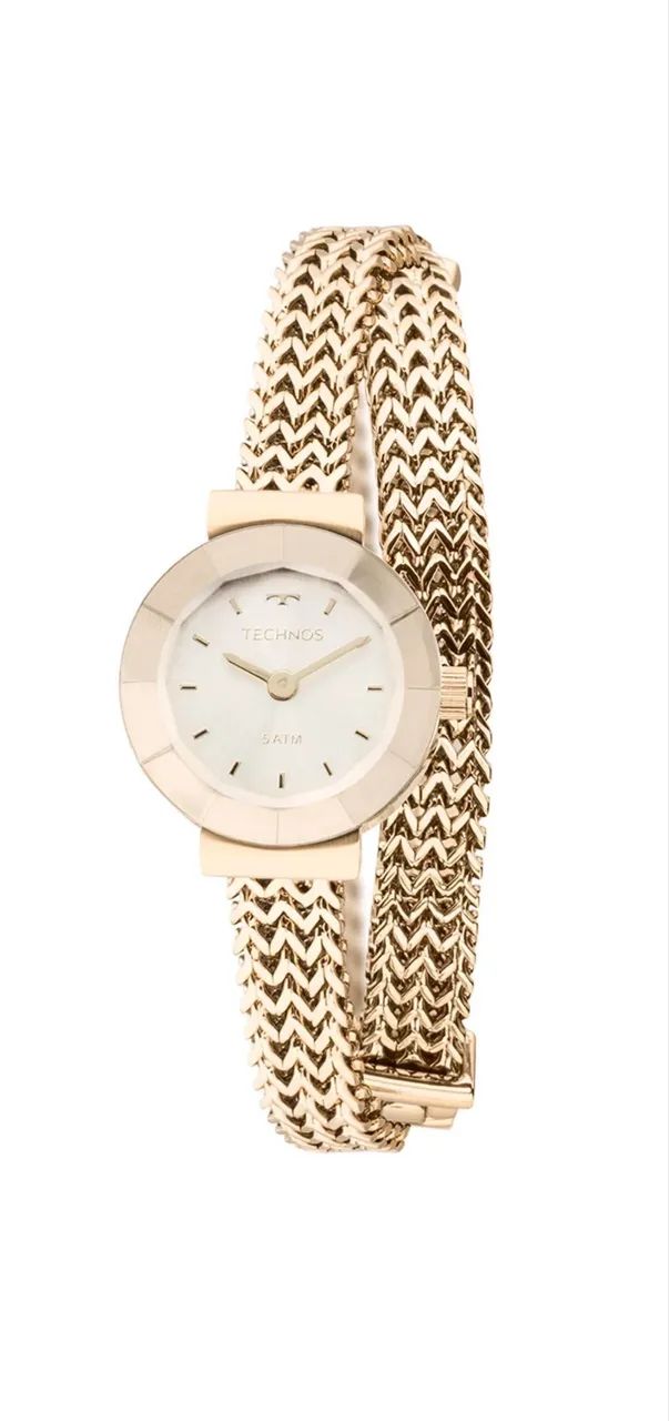 Relógio Technos Feminino Elegance Mini Dourado 5Y20IP/4X - Foto 4