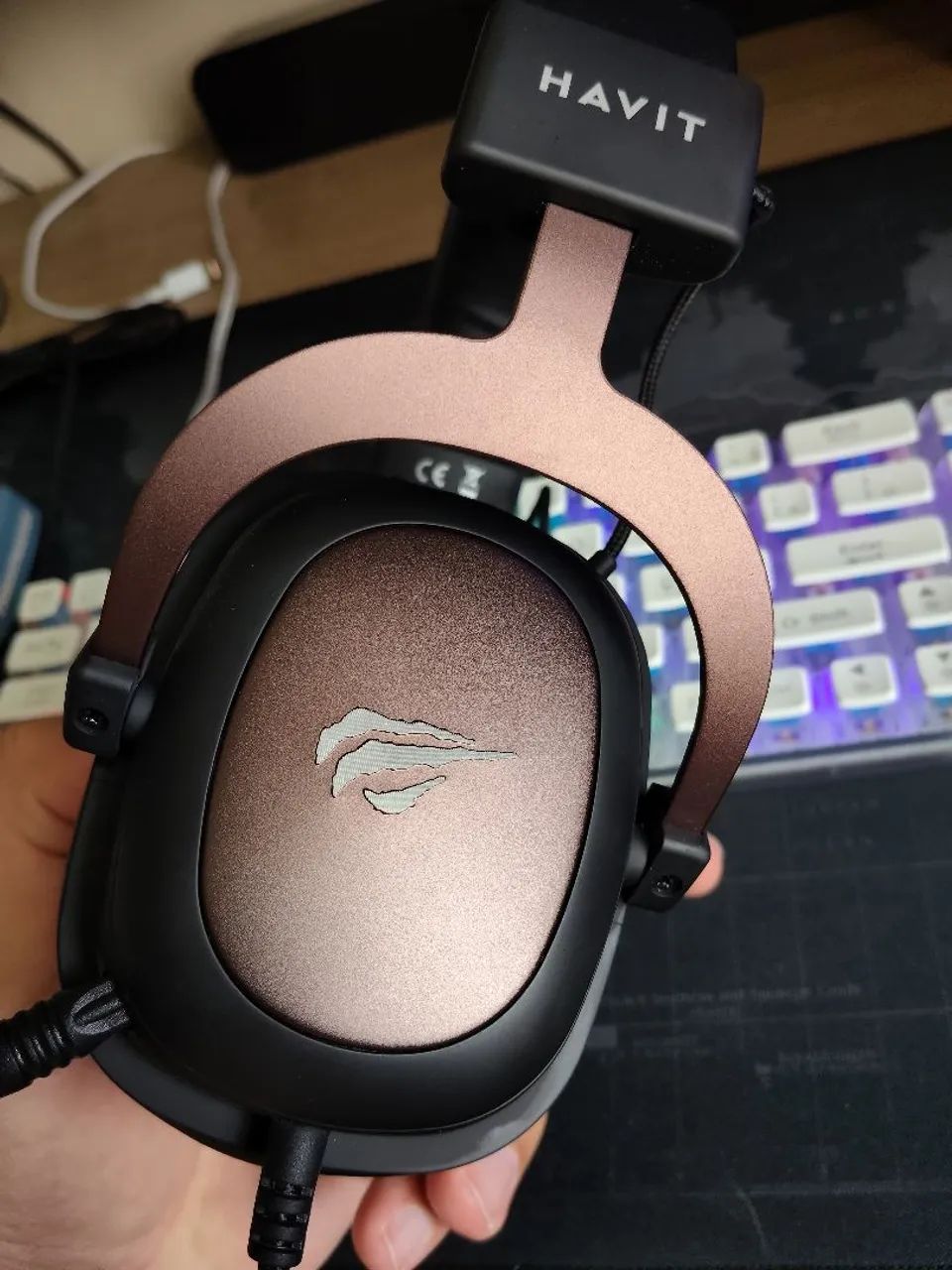 Headset Havit H2002D - Foto 2