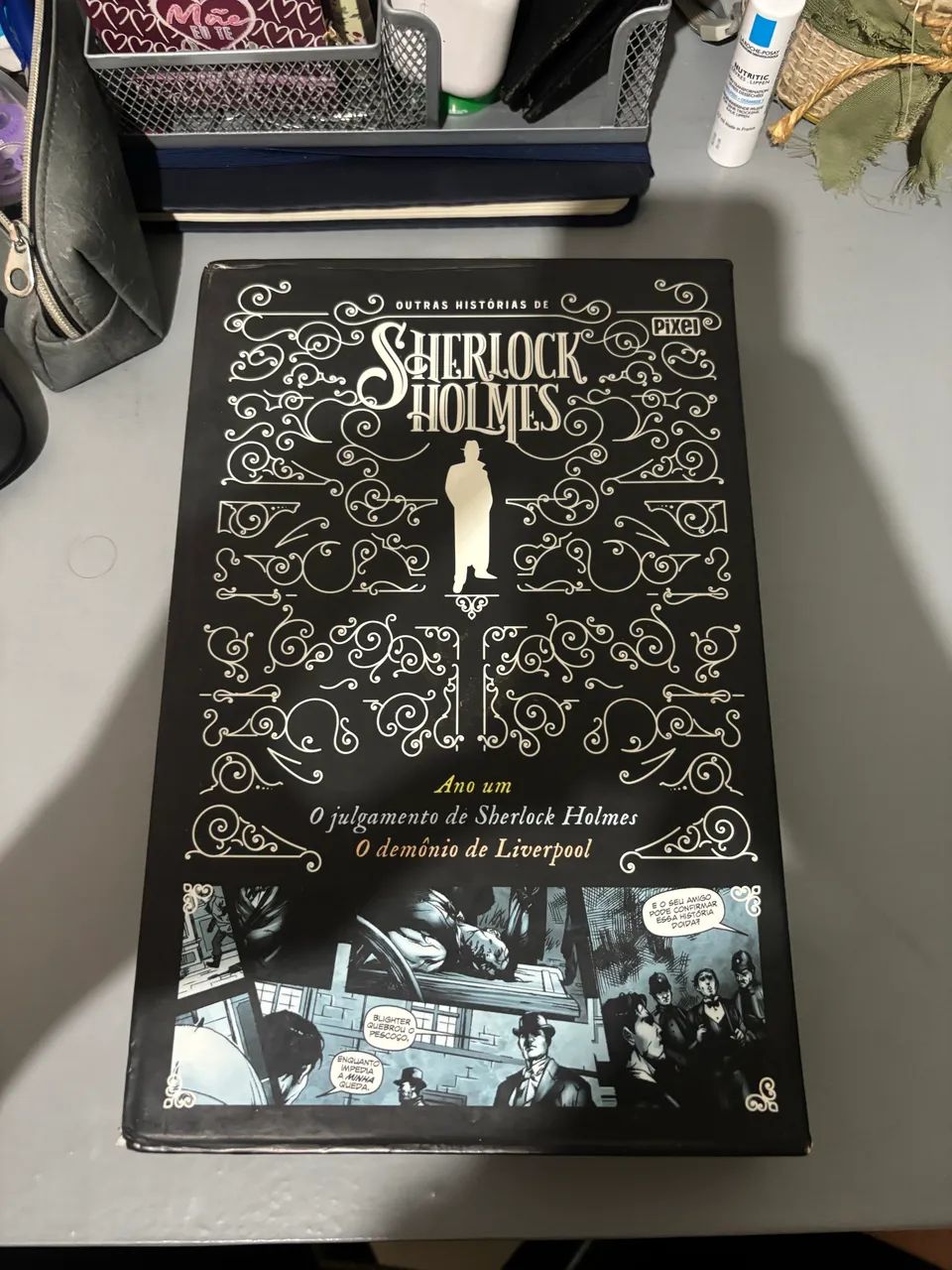 Box de quadrinhos Sherlock Holmes 