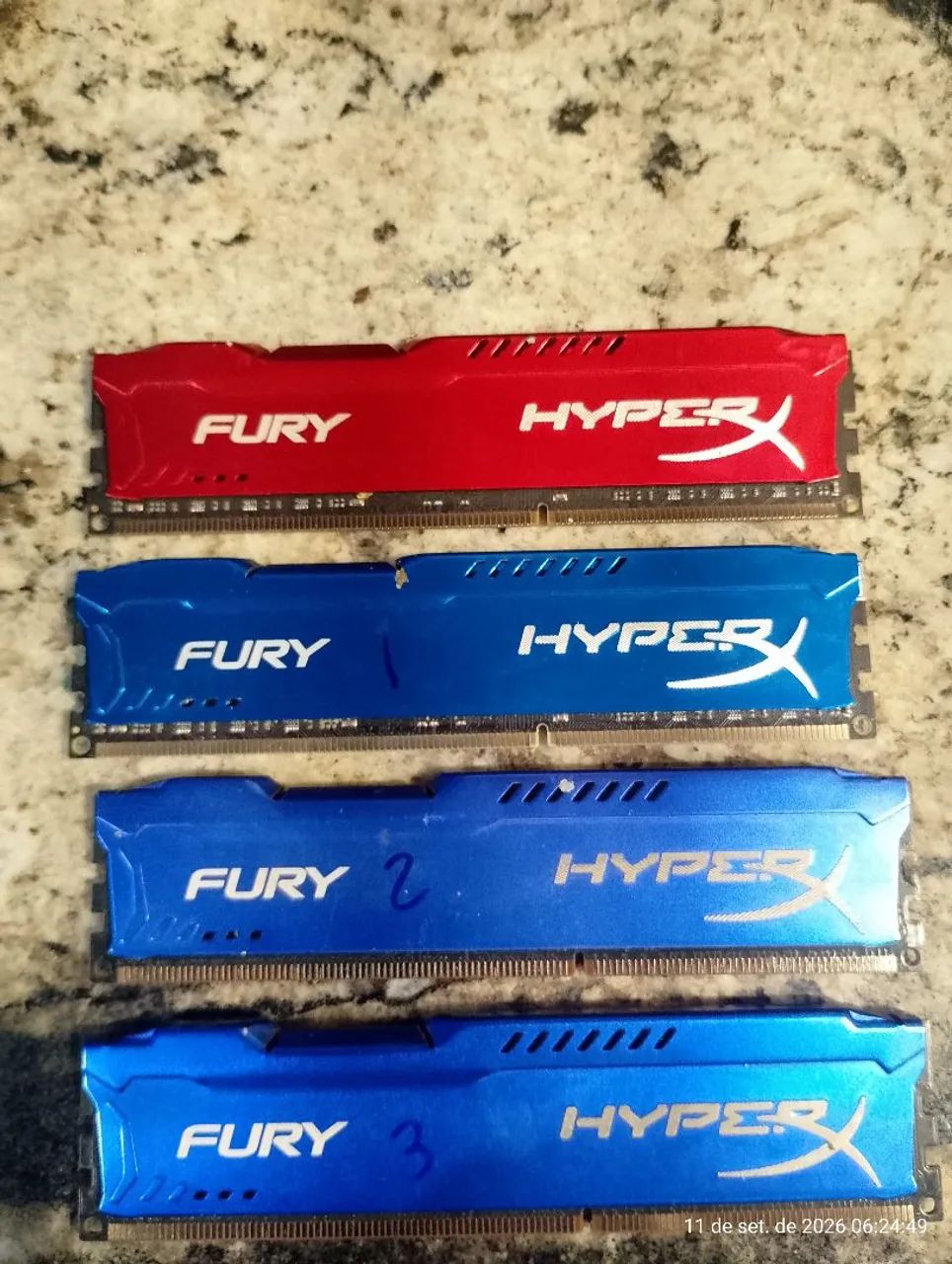Memoria RAM Hyperx 4GB DDR3 1866Mhz