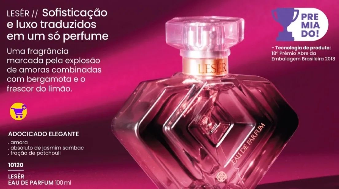 Perfume LESER - Sofisticação e Luxo Traduzidos