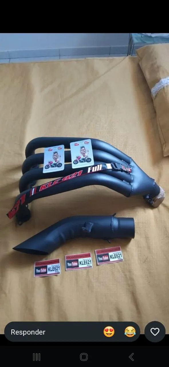 Vendo escapamento Atala 3 polegadas novíssimo! Usado apenas 10 dias 