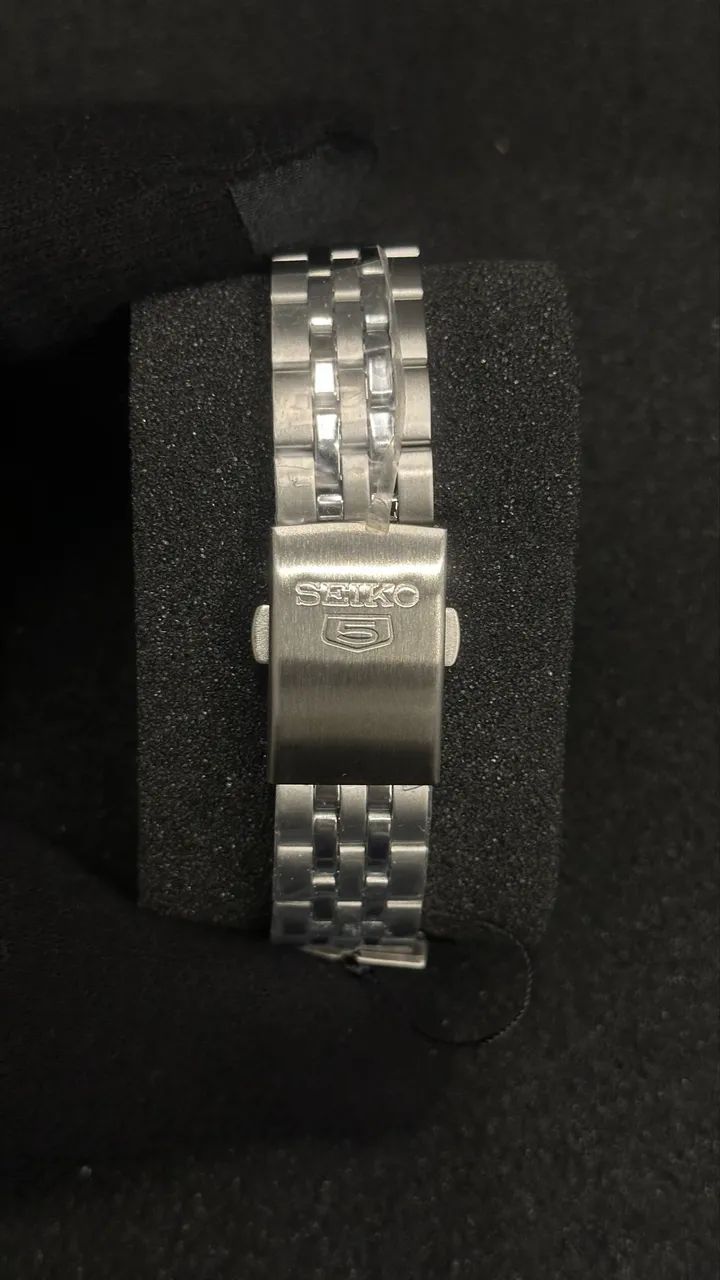 Seiko Automatic 5 SNKL24J1 branco - Foto 2