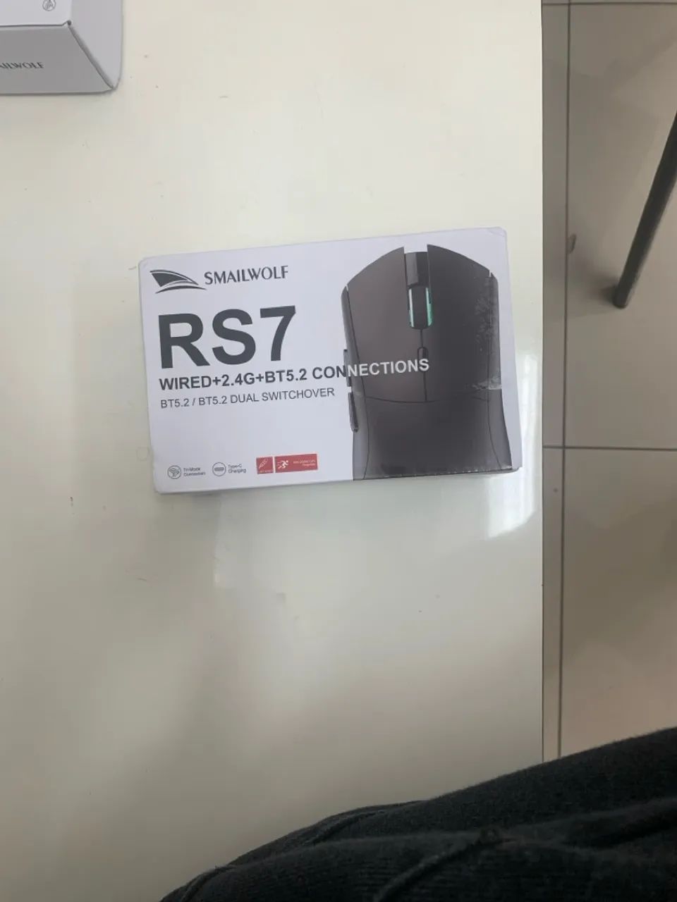 Mouse RS7 branco wireless