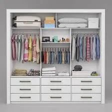 Guarda Roupa Anjos 3Pts 9Gvs com Espelho Branco Carioca - Entrega Rápida!  - Foto 2