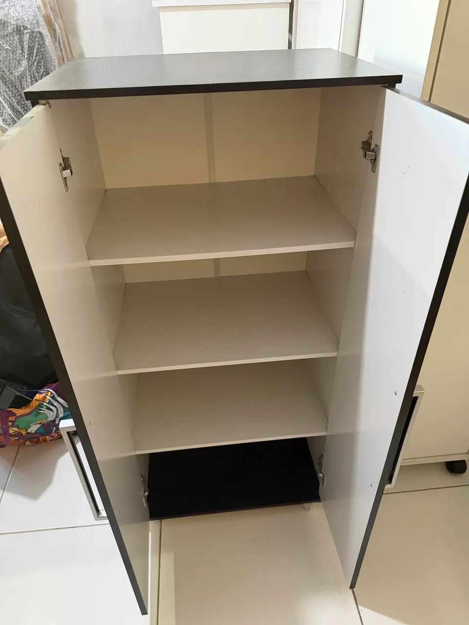 Armário Multiuso Preto - Foto 3