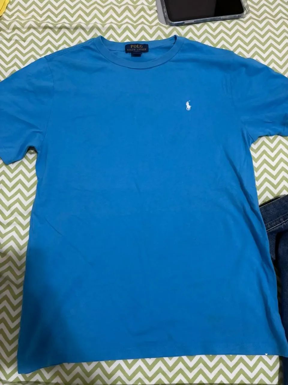Camisa Polo Azul 