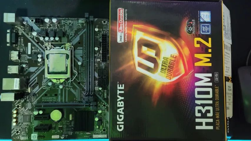 Placa-mãe GIGABYTE H310M M.2 +i5 CORE 8400
