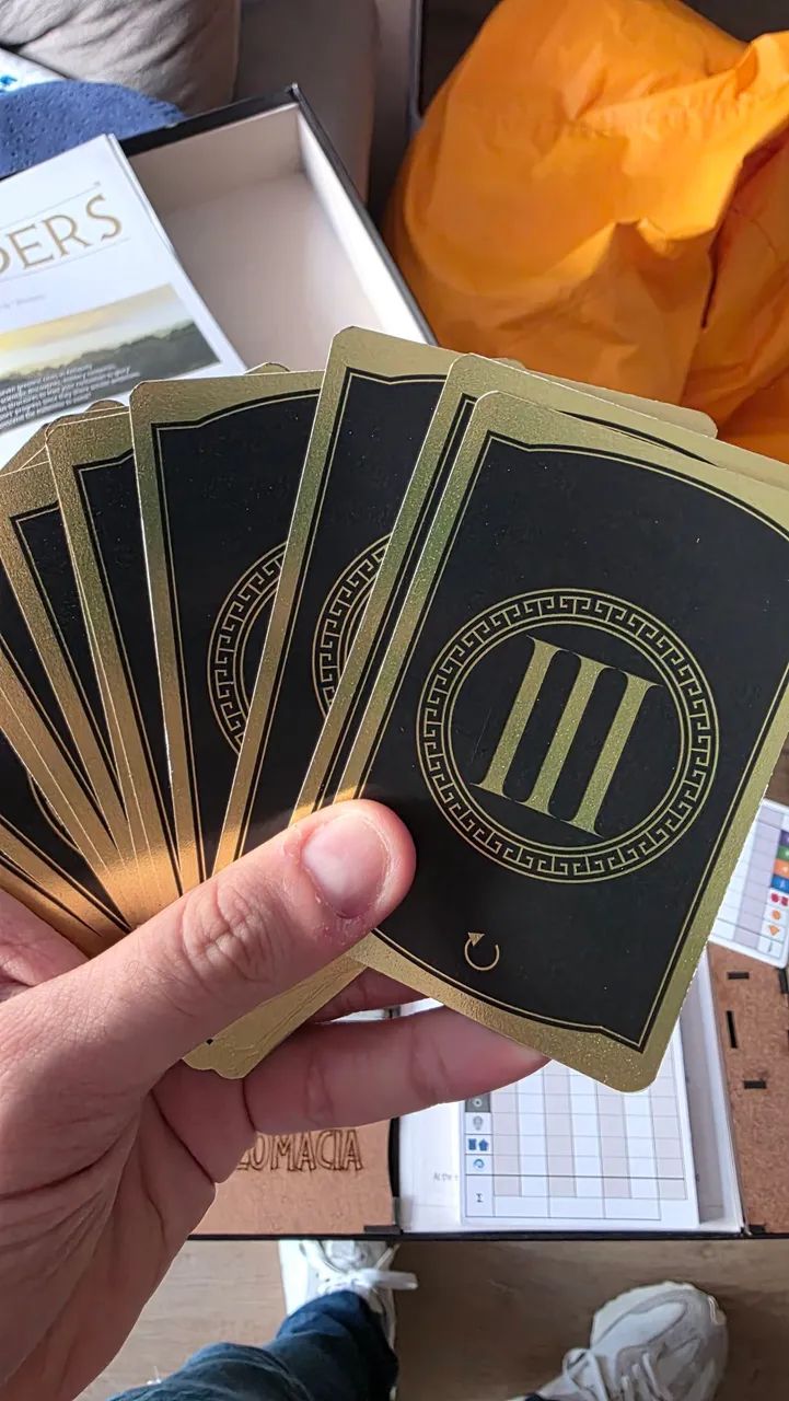 7 Wonders + Armada + Líderes + Cidades + Insert MDF boardgame jogo de tabuleiro - Foto 5